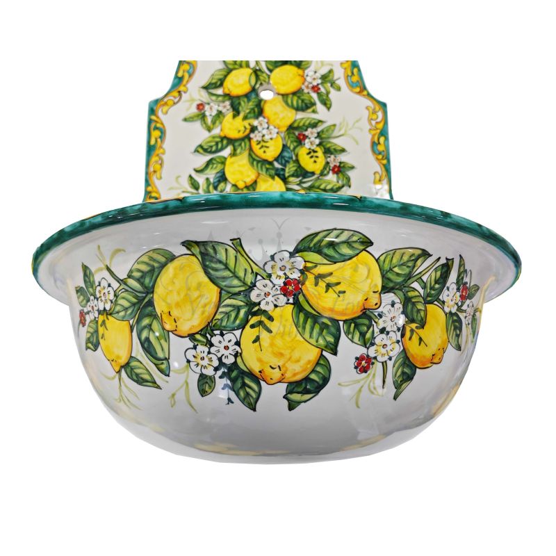 Garden fountain. Baroque and Lemon line. Vietri...