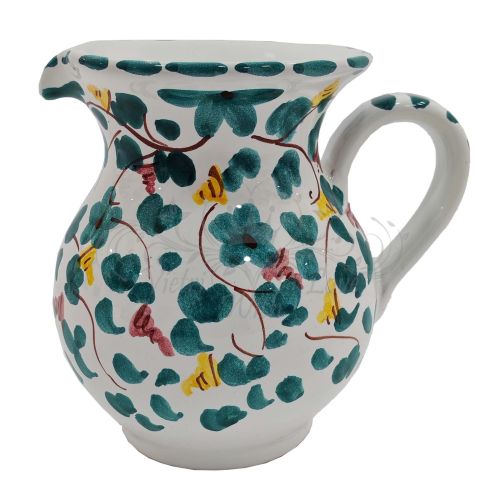 Pitcher Flower line. handpainted Vietri ceramic