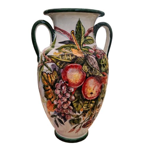 Umbrella Stand. Fruit Collection. Hand-Painted Vietri... 2