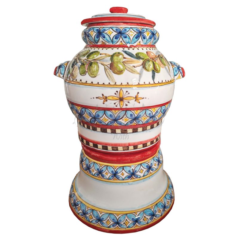 Pot à huile de 5 litres. Céramique Vietri...