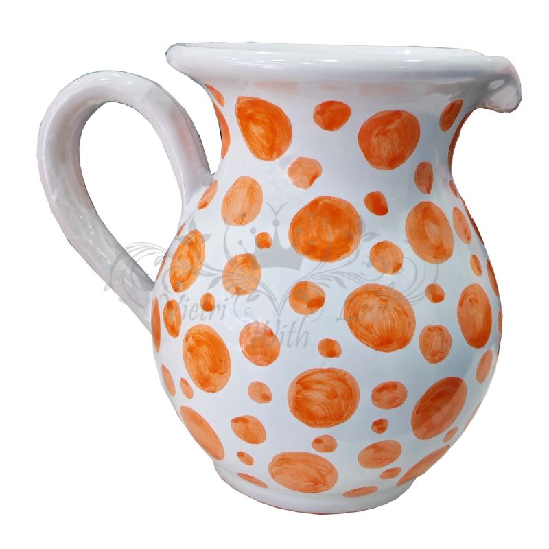 Pitcher Modern line pois. handpainted Vietri...