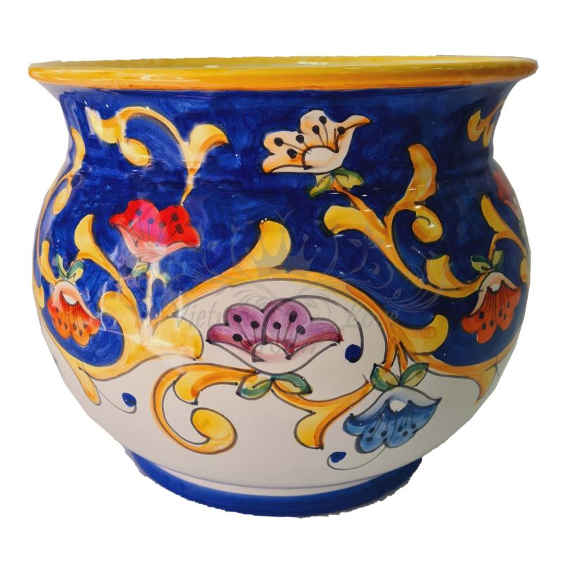 Cachepot Plant Holder Baroque and flowers line....