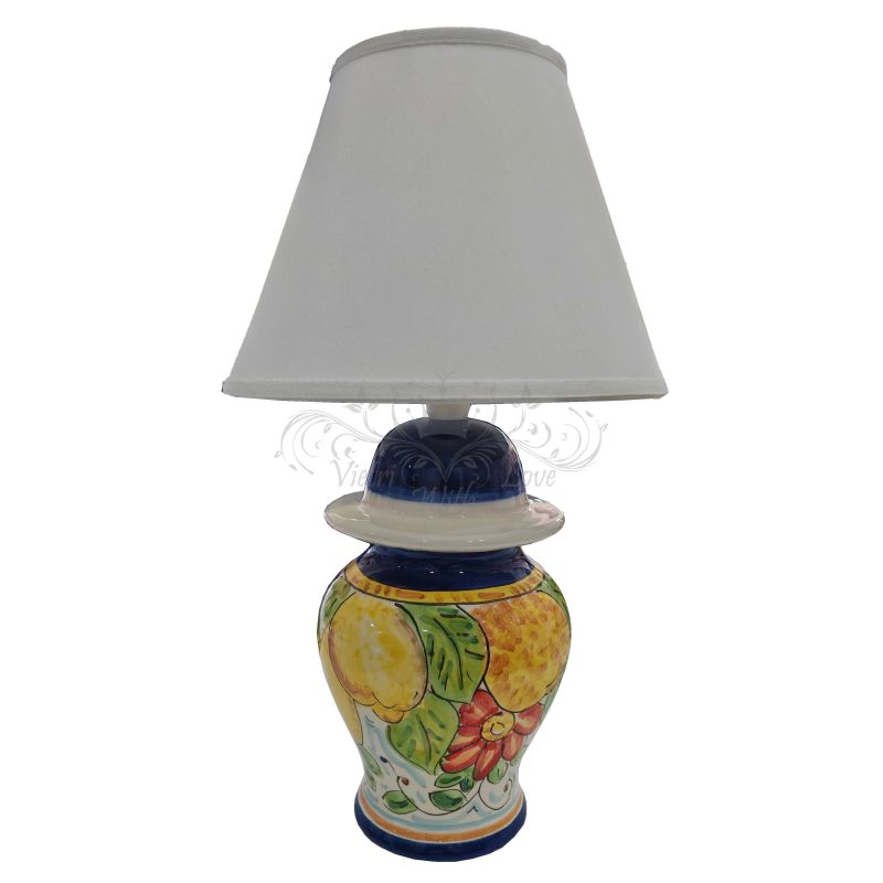 Lume da comodino Linea frutta. Ceramica di...