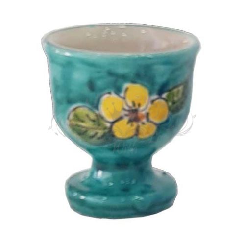 Portauovo linea Fiori Ceramica di Vietri dipinta a mano.