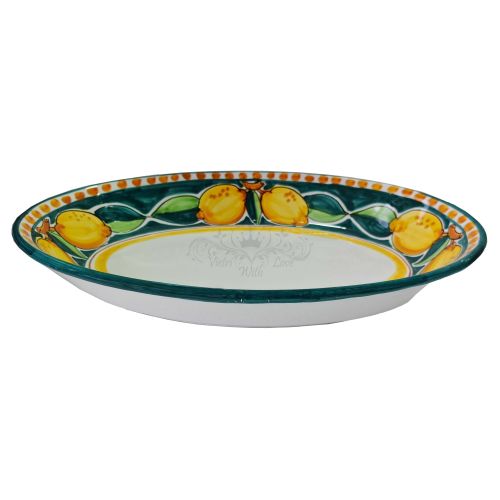 Plato ovalado o cuenco. Línea Limones en Giro. Cerámica... 2