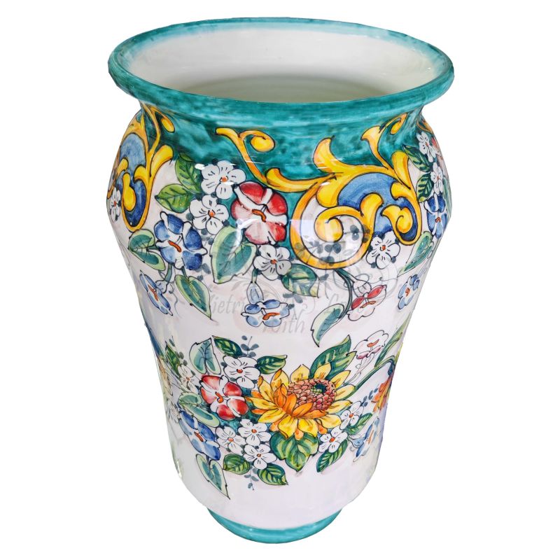 Vase parapluie. Ligne Baroque et Fleurs, en...