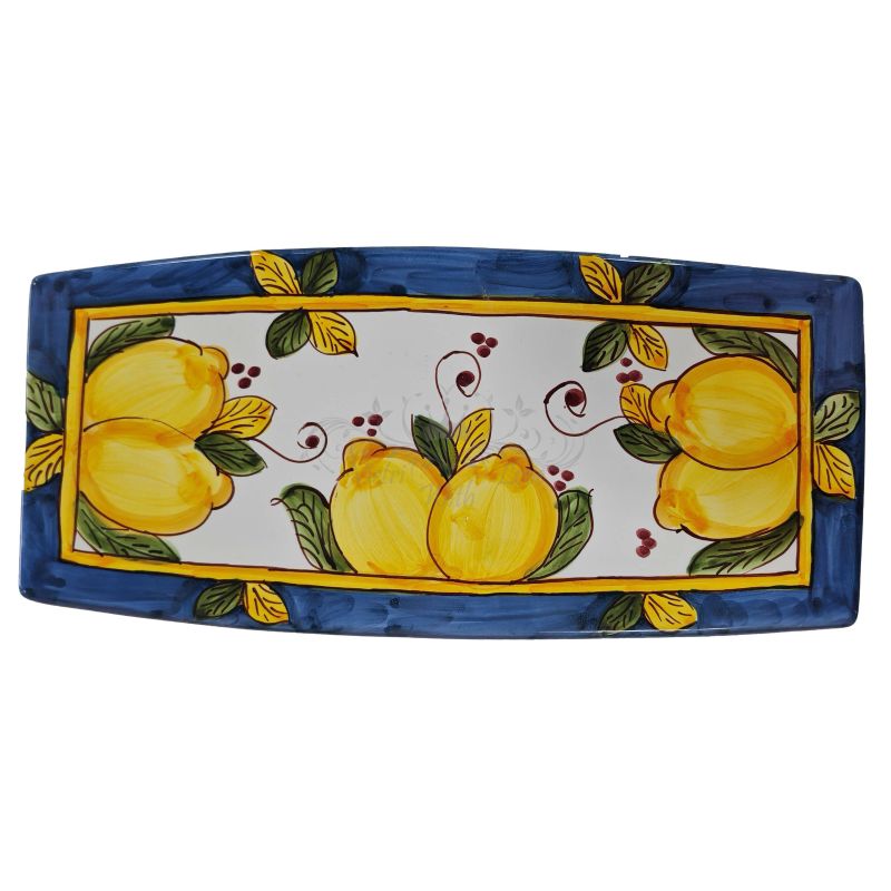 Assiette sushi. ligne citrons. Céramique de...