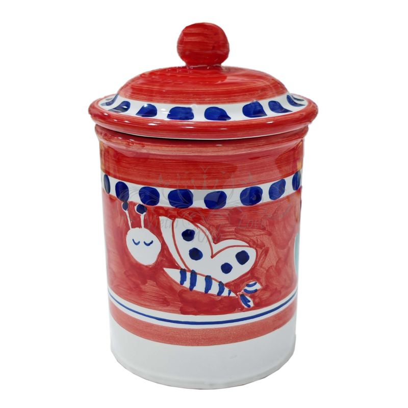 Customizable Jar. Animal Line. Vietri Ceramic....