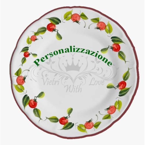 Restaurant Line–Vietri Ceramics. Essgeschirr Suppenteller Dessert-/Obstteller Platzteller und Servierplatten erhältlich