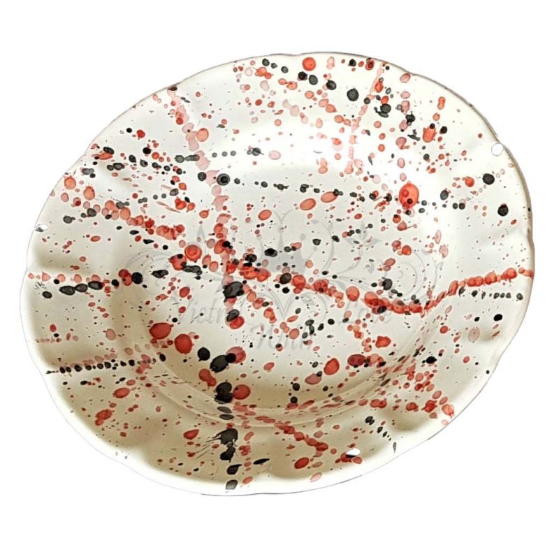 Dish, plate modern line. handpainted in Vietri...