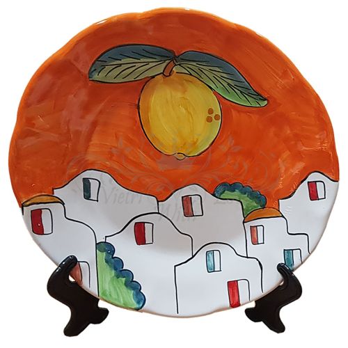 Assiettes, plats et gamme de citrons. Céramique Vietri.... 2
