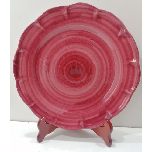 Piatto. Linea Pennellato. Ceramica di Vietri. Dipinta a mano. Disponibile piano, fondo, frutta/dolce o sottopiatto