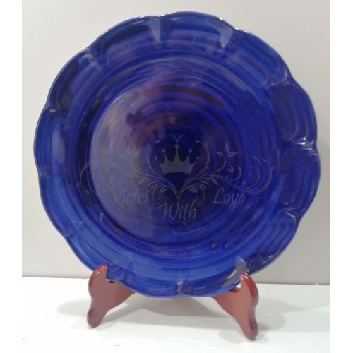 Plate. Brushstroke Line. Vietri ceramic. Hand-painted. Available: dinner, soup, fruit/dessert or charger plate.