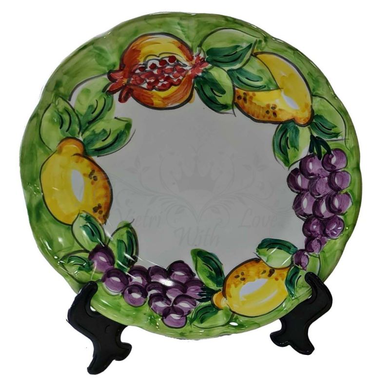 Plato. Línea Frutas y Limones. Cerámica de...