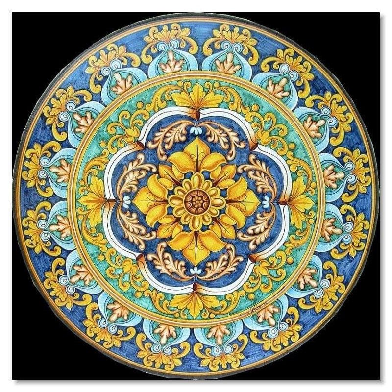 Mesa de piedra volcánica ceramizada. Barroco y...