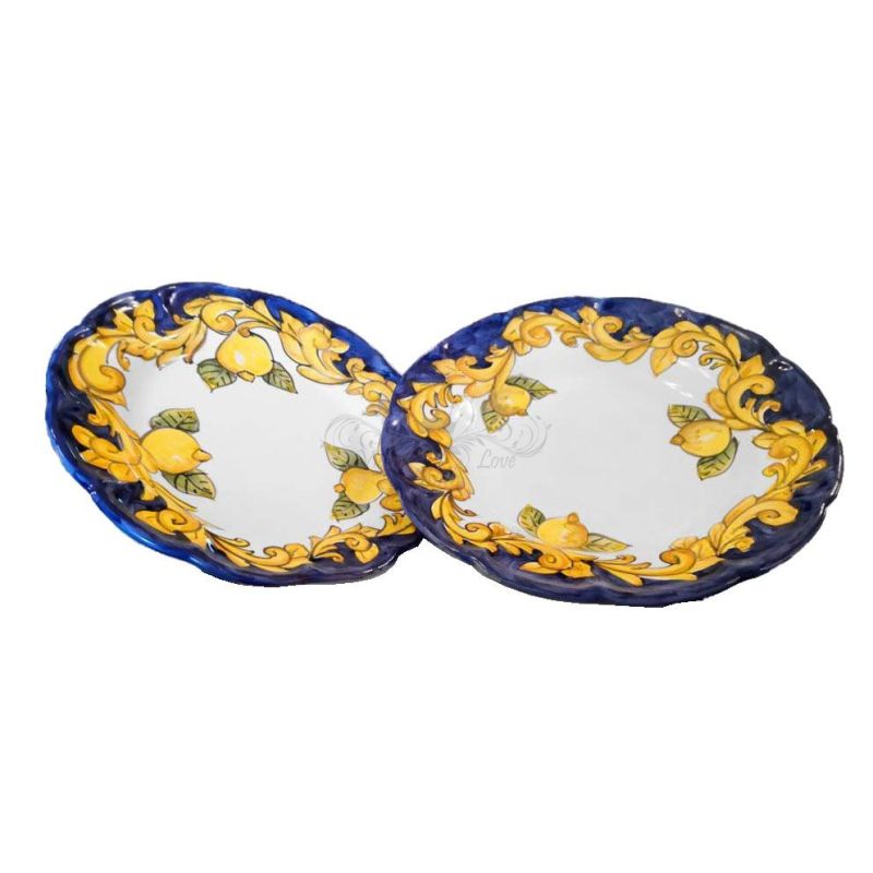 Plate. Dish. Baroque & Lemons Line....