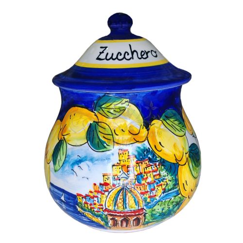 Jar. Customizable Jar. Vietri Ceramics. Hand Painted.