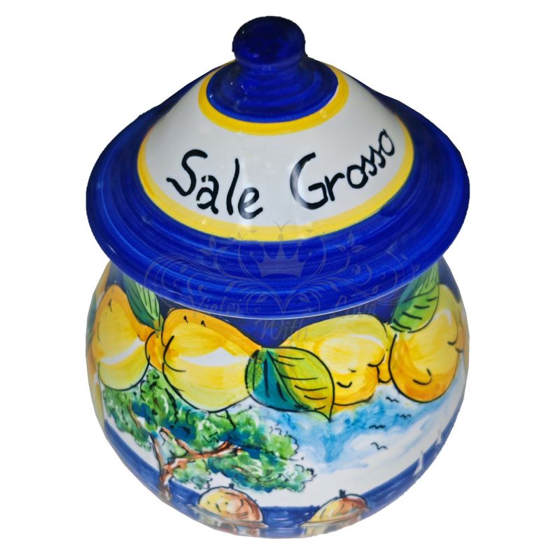 Jar. Customizable Jar. Vietri Ceramics. Hand...