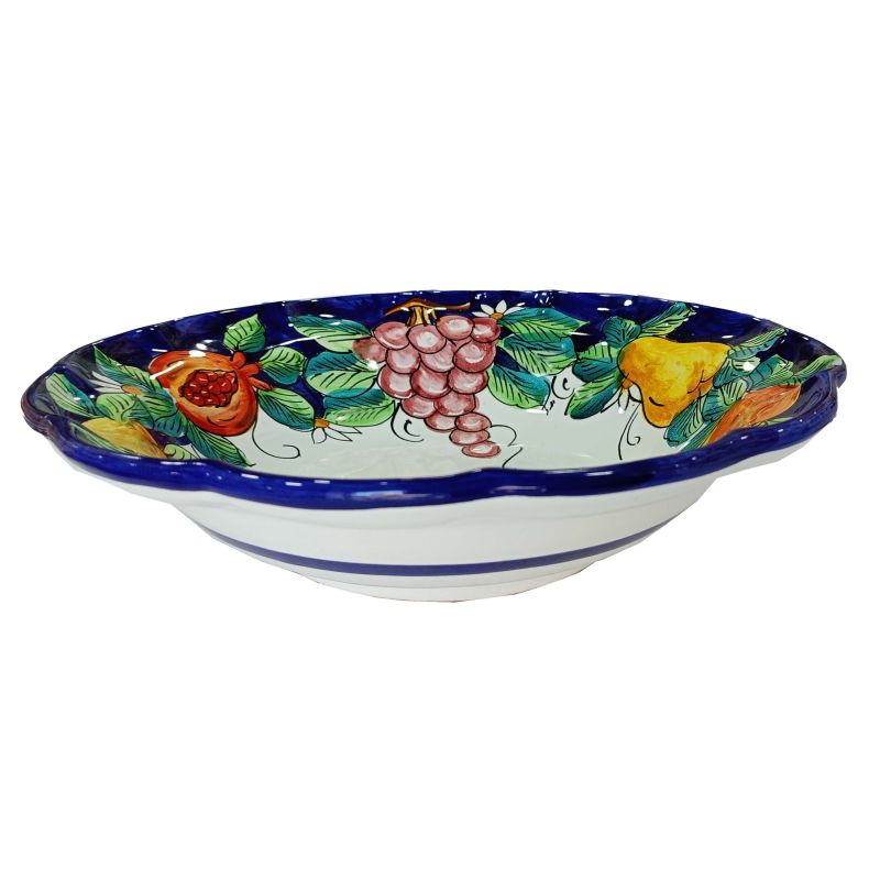 Scalloped bowl, deep plate, soup bowl, salad...