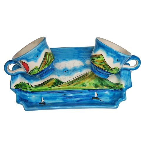 Coffee Cup and Tray Set “Tet-a-Tet” Favor. Naples Line.... 2