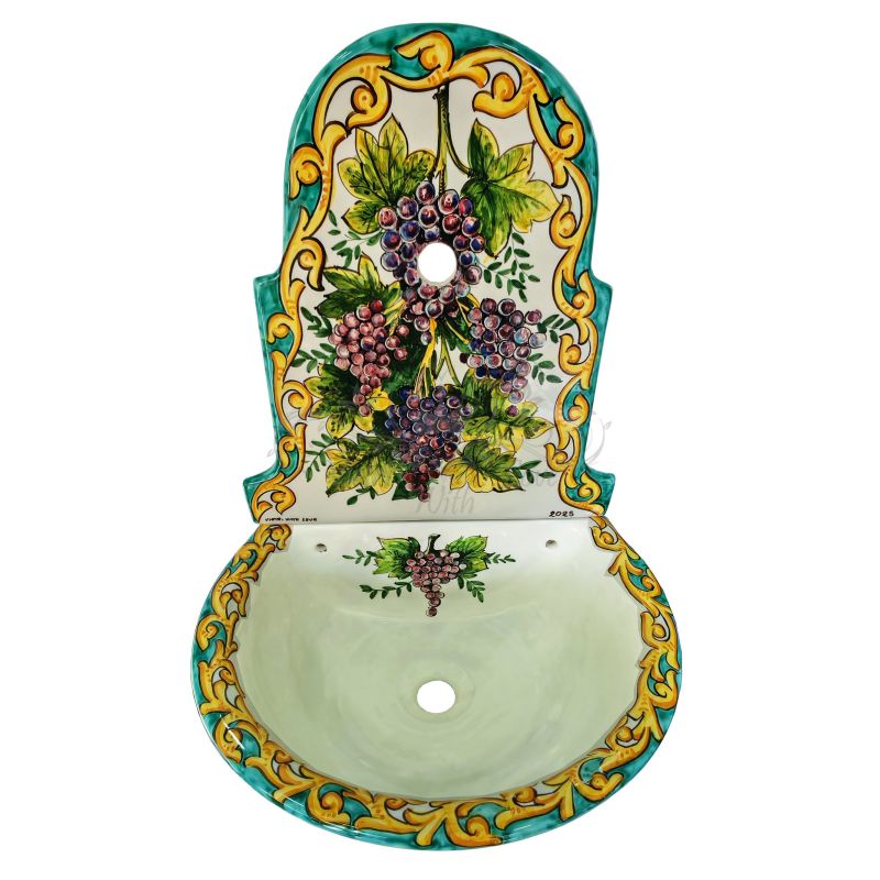 Fuente de jardín. Línea Fruta. Cerámica de...