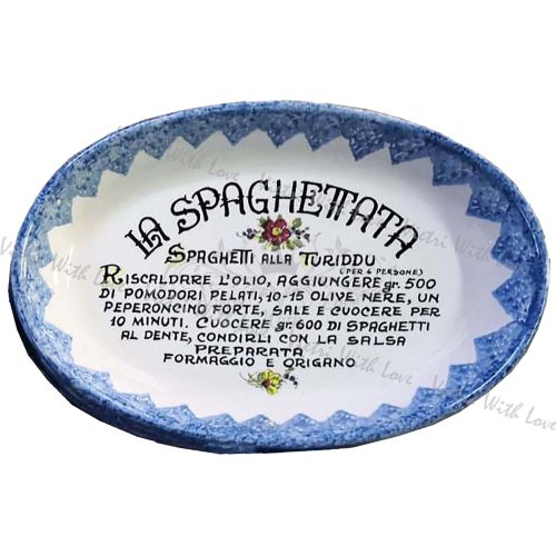 Piatto vassoio ovale ovalina a coppa. Piatto da portata....