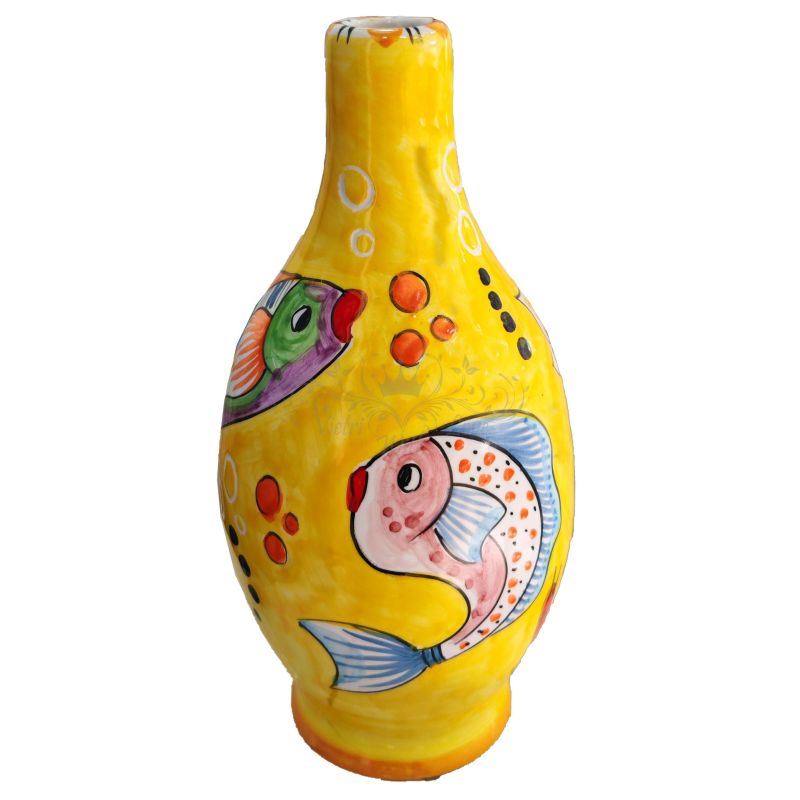 Oil & vinegar cruet bottle with handle. Sea...