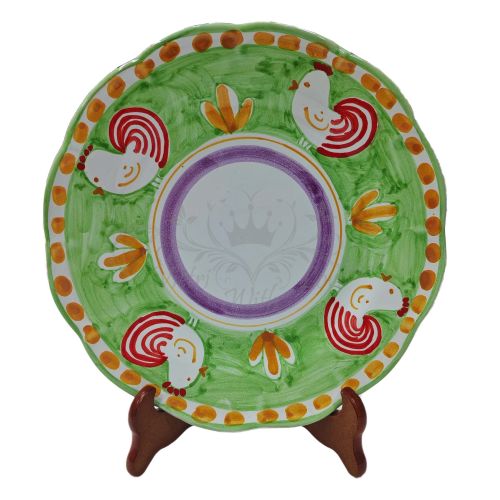 Service d'Assiettes. Collection Animaletti. Céramique de Vietri Peinte à la Main