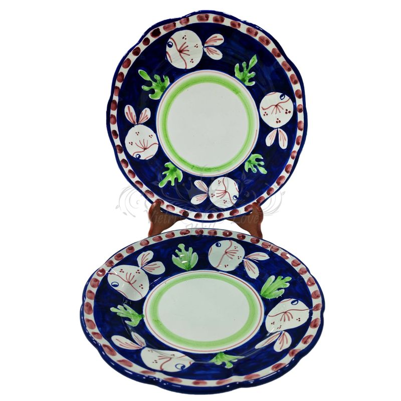 Plates Vietri ceramic animal line plates,...