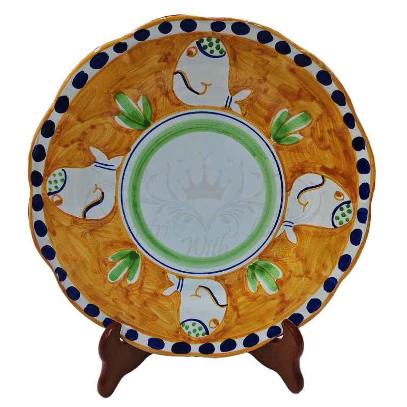 Serviceteller aus der Vietri-Keramik-Tierlinie