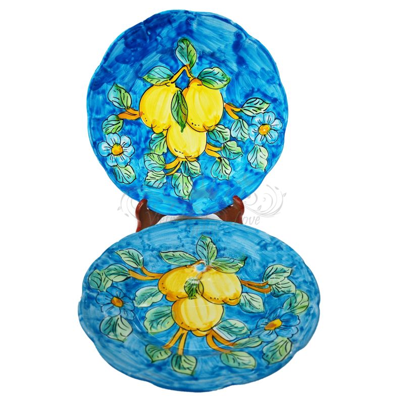 Piatto. linea Limoni. Ceramica di Vietri....