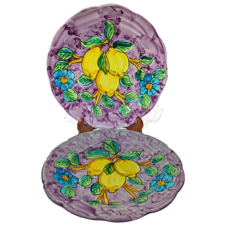 Piatto. linea Limoni. Ceramica di Vietri....