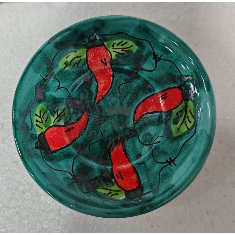 Tasse et sous-tasse. Ligne Piment. Céramique de...