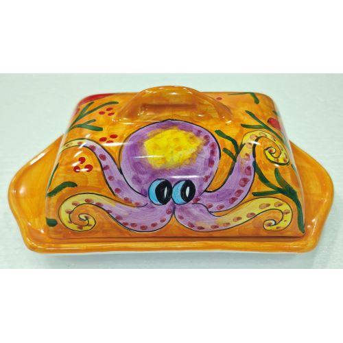 Bandeja para Mantequilla/Quesos. Línea Marina. Cerámica... 2