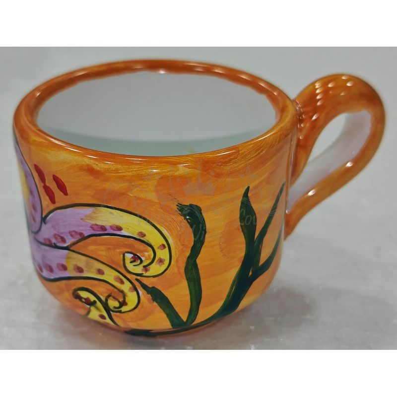 Tazzina da caffè con piattino. Linea Marini....