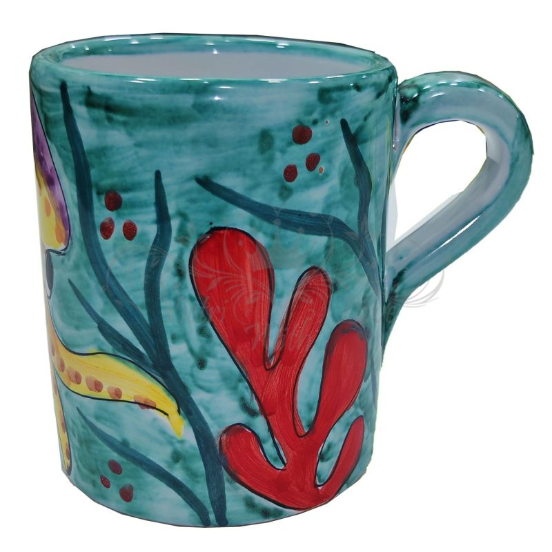 MUG-Tasse. Marine Linie. Vietri-Keramik....