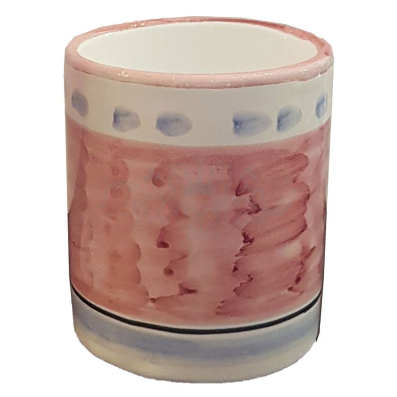 Vaso. Línea pinceladas. Cerámica vietrese....