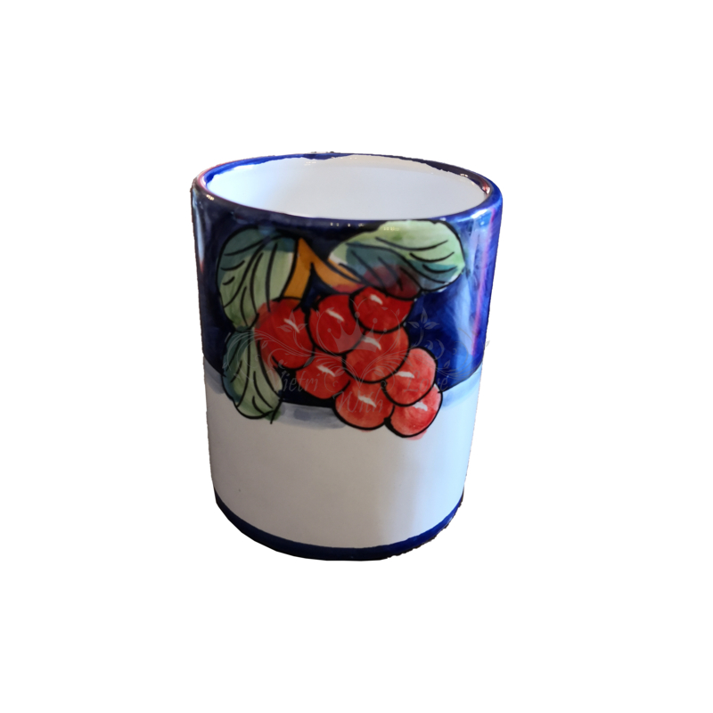Glas. Obst-Linie. Vietri-Keramik. Handbemalt.