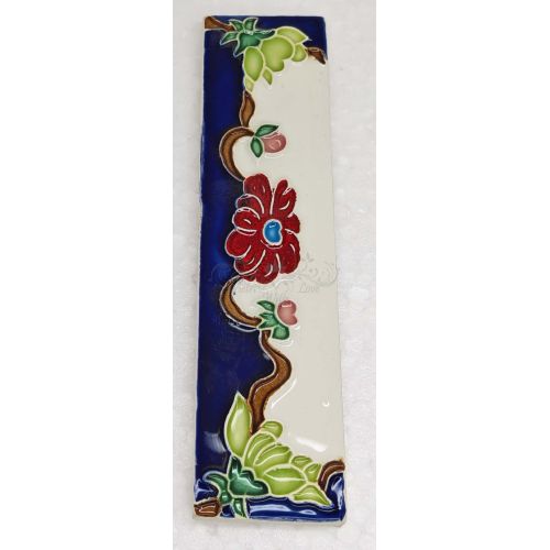House number tile. Vietri ceramic. Hand-painted.