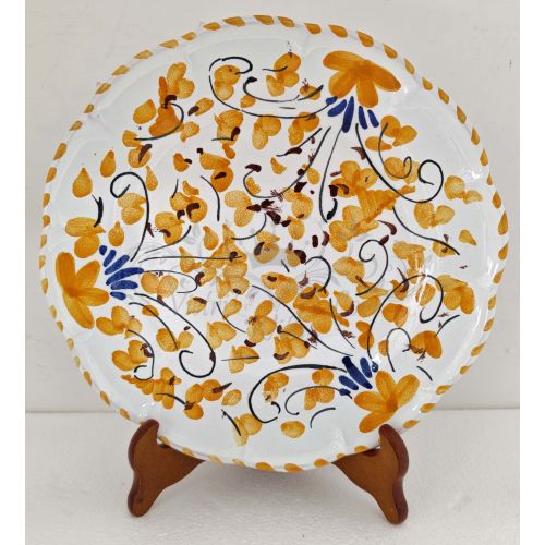 Piatto. Linea Fiorellini. Big Mama. Ceramica vietrese - Disponibile piano, fondo, frutta/dolce o sottopiatto