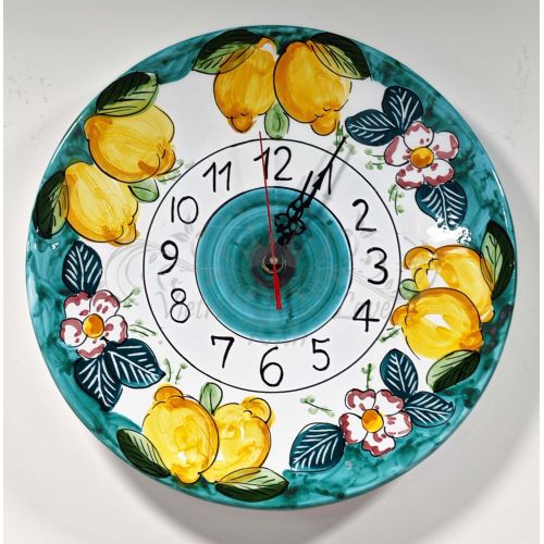 Reloj de pared. Línea Fruta y Flores. Cerámica de Vietri.... 2
