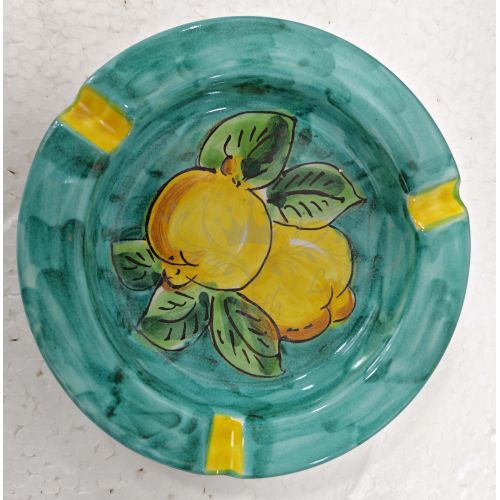 Ashtray and Favour in Vietri Ceramics. Hand-Painted