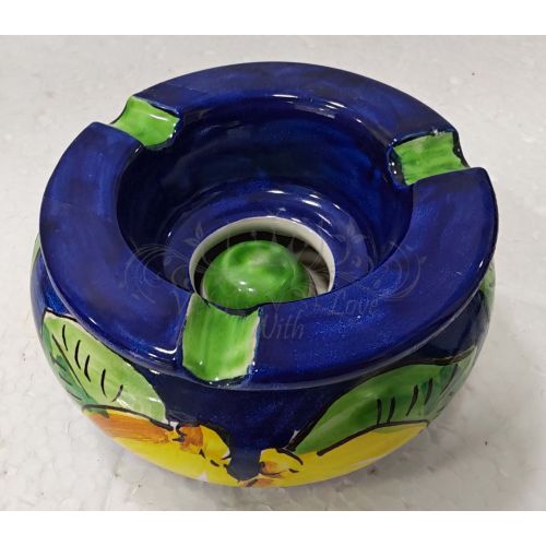 Windproof Ashtray and Favour in Vietri Ceramics....