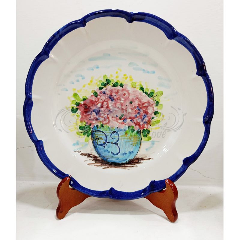 Piatto. Linea Primavera. Ceramica vietrese....