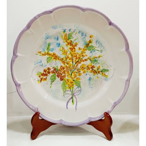 Plate. Spring Collection. Vietri ceramic. Hand-painted....
