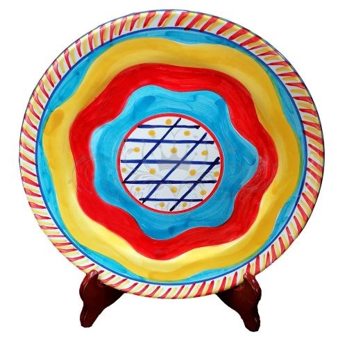Assiette. Ligne Moderne. Céramique de Vietri. Disponible...