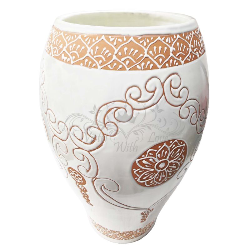 Vaso portaombrelli. Tecnica dell'intarsio....