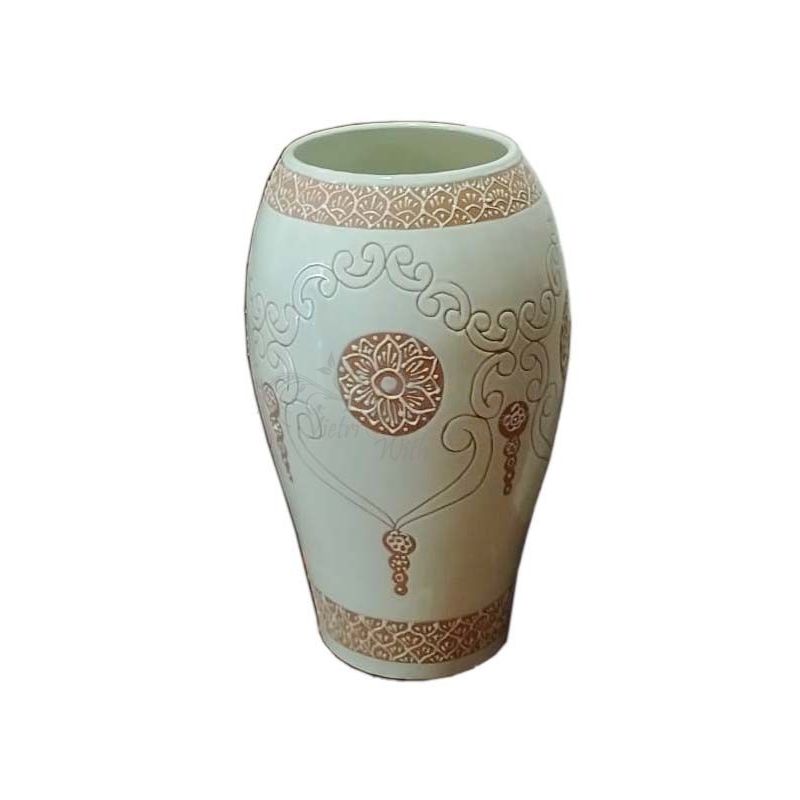 Umbrella stand. Inlay technique. Vietri...