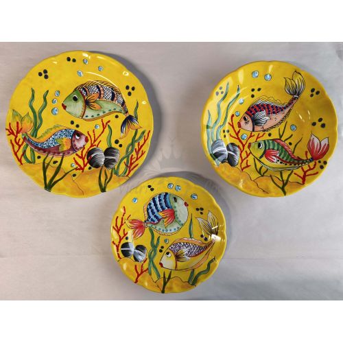 Assiette. Ligne Marine. Céramique de Vietri. Disponible... 2