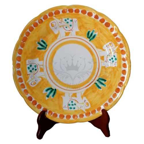 Assiette. Ligne Petits Animaux. Campagna. Céramique de...